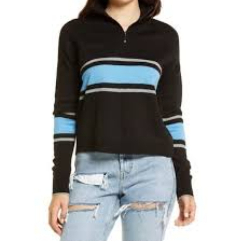 NEW NORDSTROM BP 1/4 zip sweater S